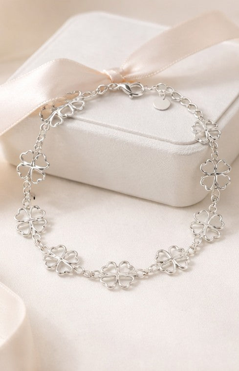 Pulsera trébol de la suerte
