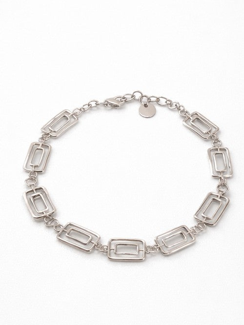 Pulsera eslabones rectangulares
