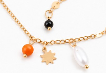 Collar doble constelación gold