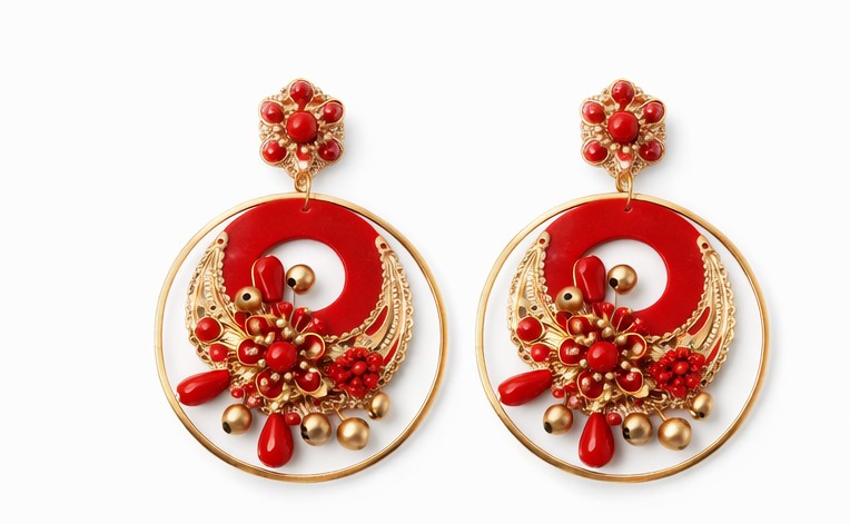 Pendientes pasión Feria Sevilla R