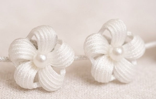 Diadema primavera blanca