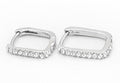 Pendientes U brillo elegante