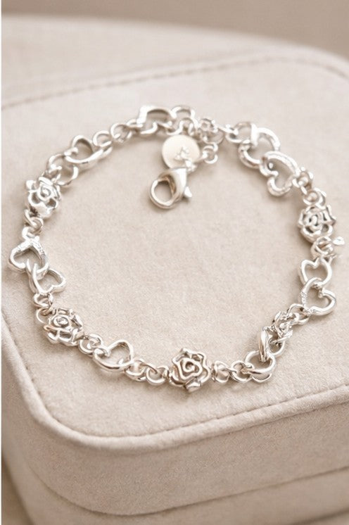 Pulsera romance rosas
