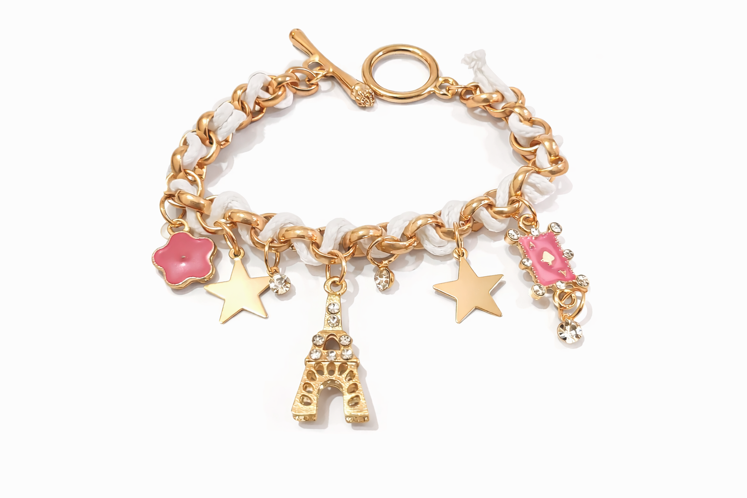 Pulsera París pink gold