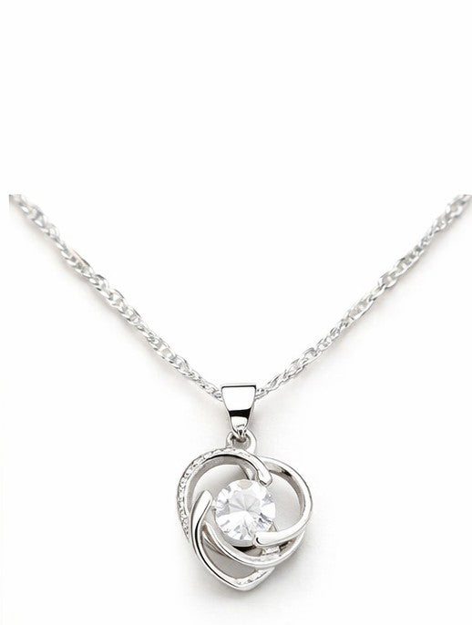 Set sweet heart silver