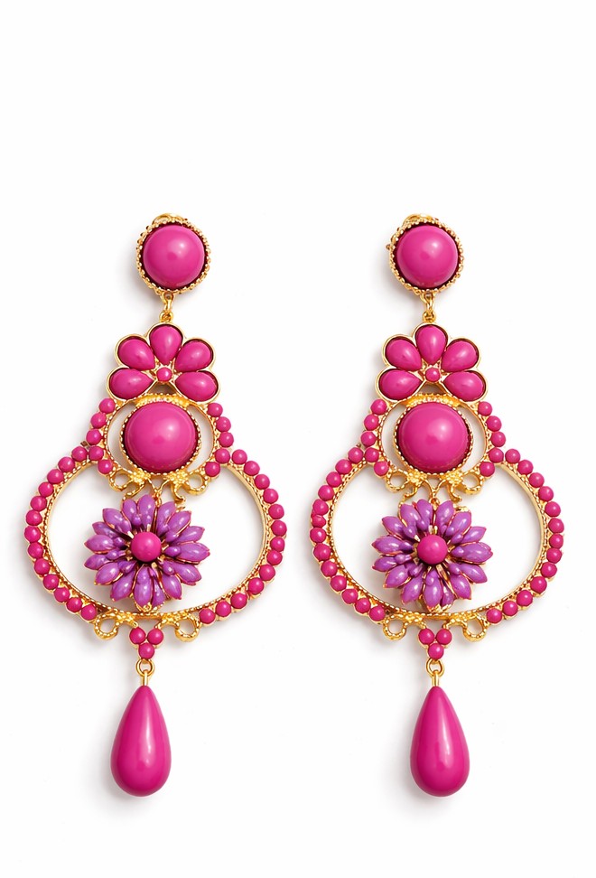 Pendientes Sueño Flamenco Rosa