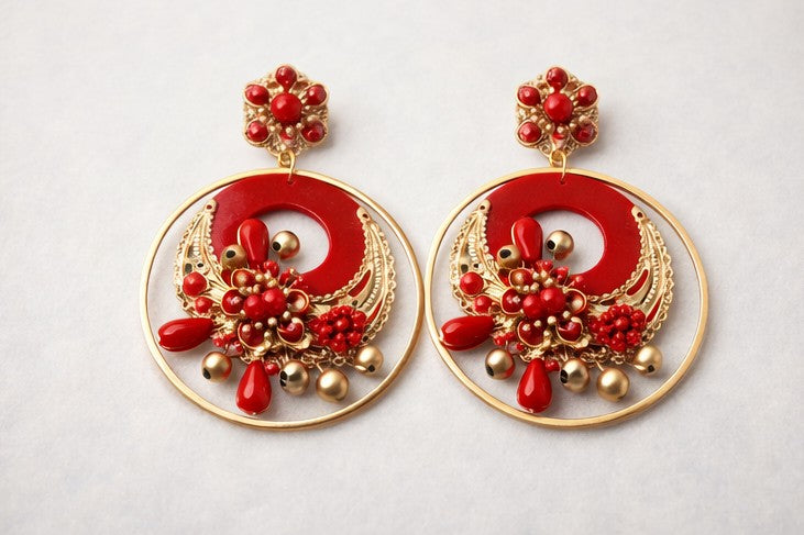 Pendientes pasión Feria Sevilla R