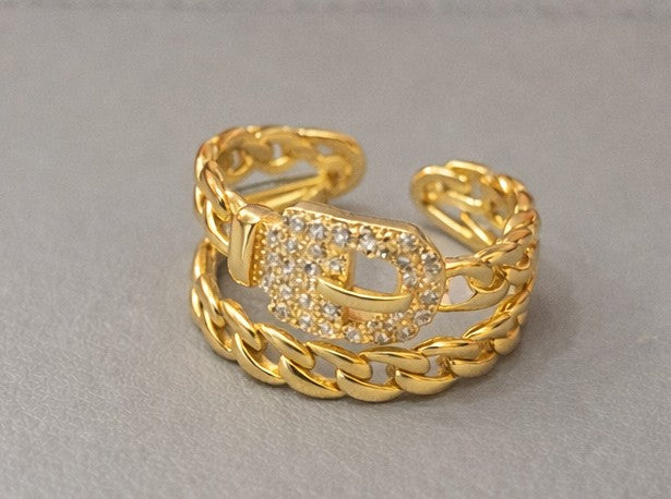 Anillo chic gold