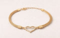Pulsera corazón glam