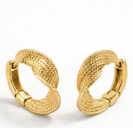 Pendientes gold snake