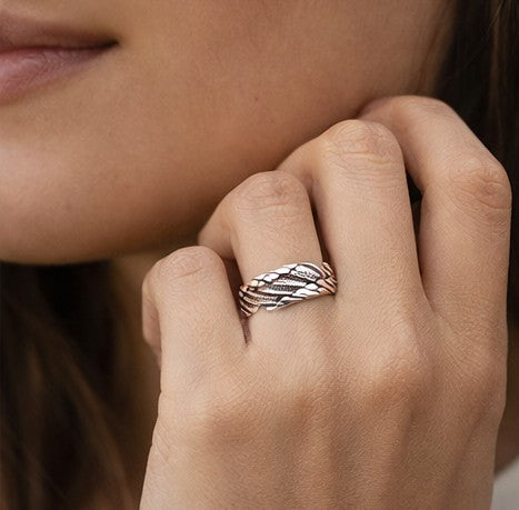 Anillo alas de angel