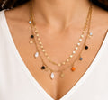 Collar doble constelación gold
