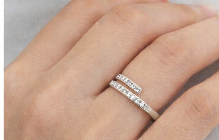 Anillo doble brillo elegance