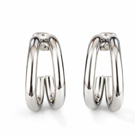 Pendientes doble hoop