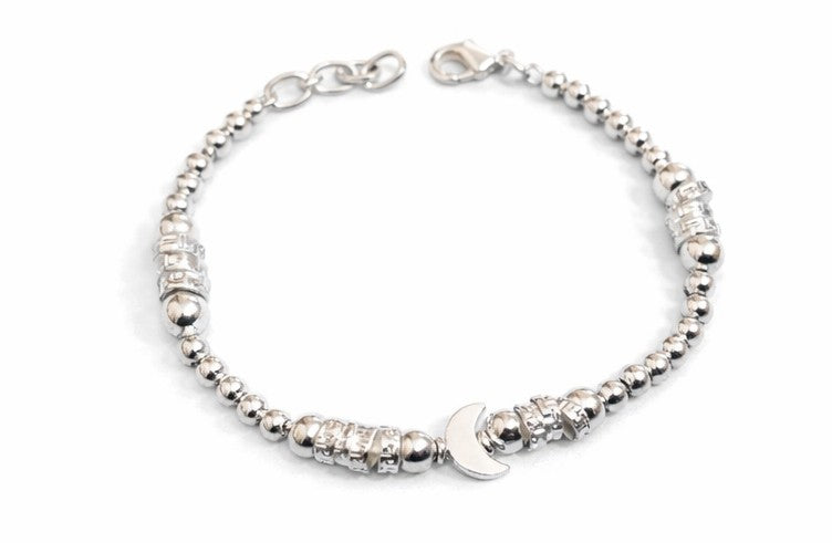Pulsera Luna plateada