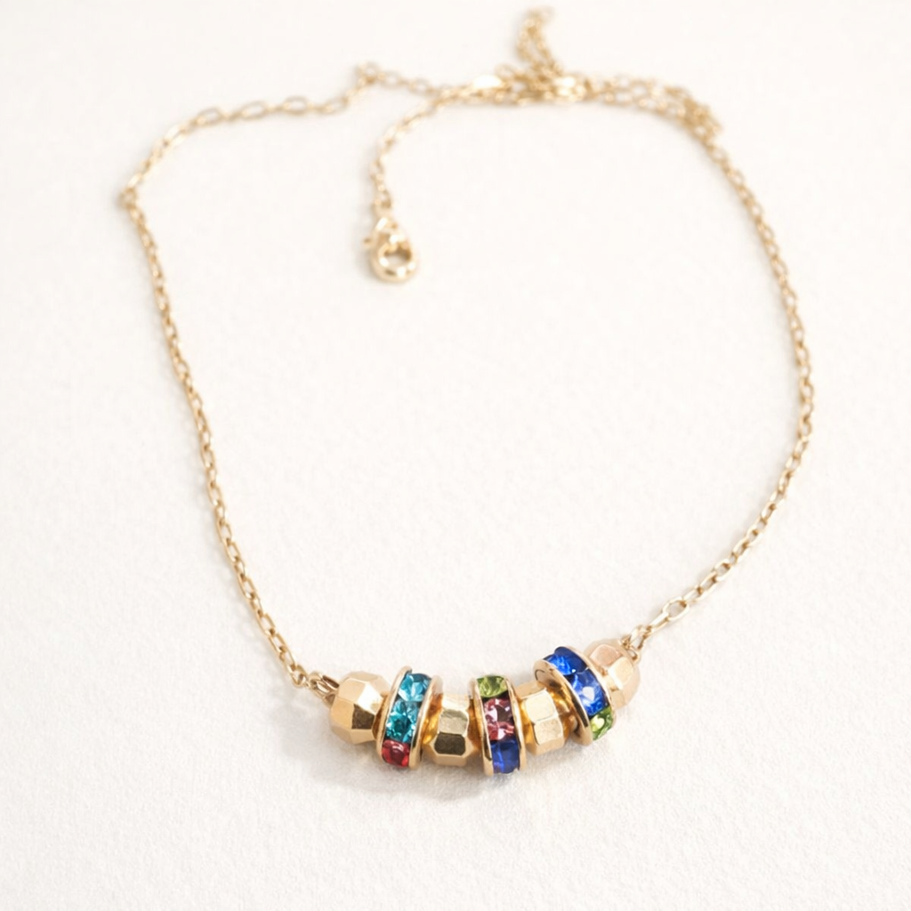 Collar arcoiris elegance