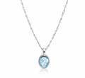 Collar luz celeste