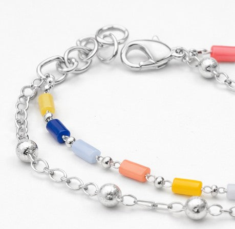 Pulsera Rainbow Silver