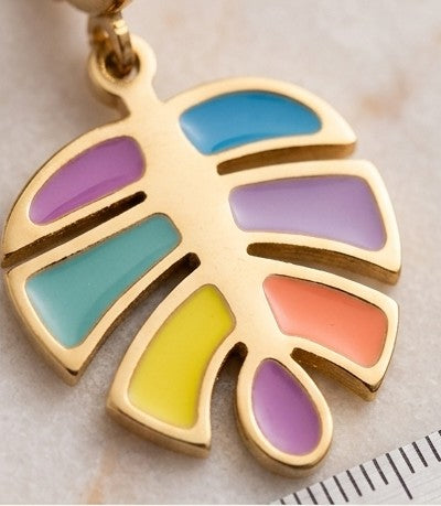 Pendientes hojas vivas