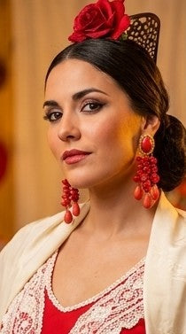 Pendientes Fuego flamenco