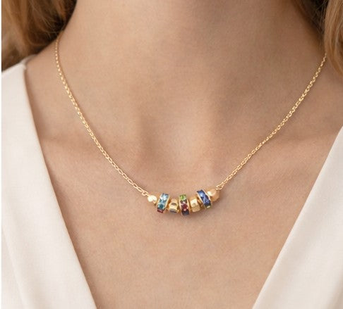 Collar arcoiris elegance