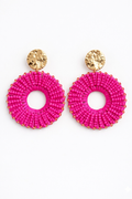 Pendientes Alegría Fucsia
