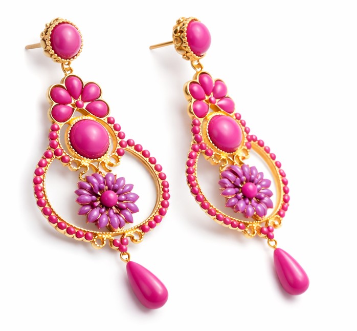 Pendientes Sueño Flamenco Rosa