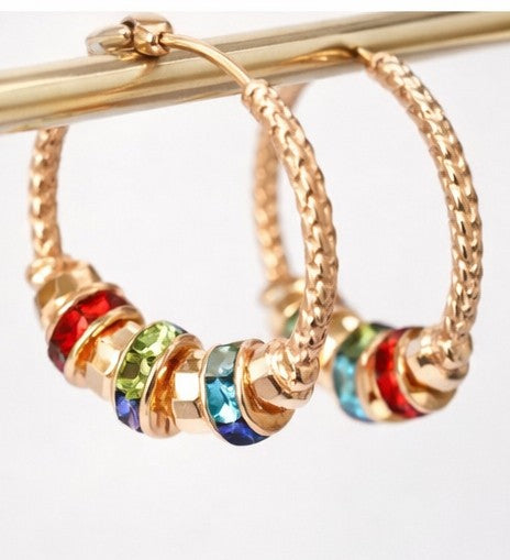 Pendientes arcoiris elegance
