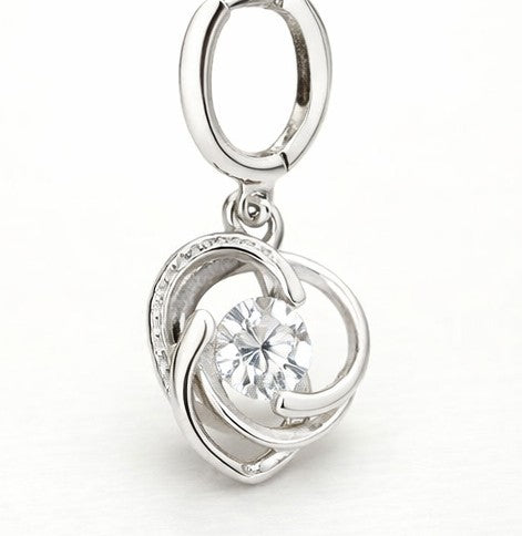 Set sweet heart silver