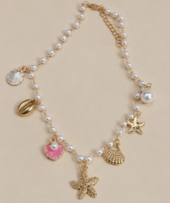 Collar perlas encanto de sirena