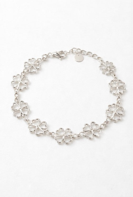 Pulsera trébol de la suerte
