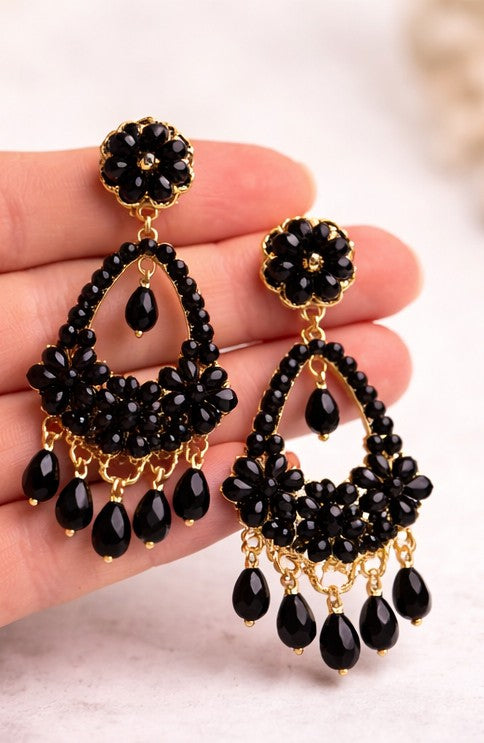 Pendientes Noche flamenca Negros