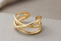 Anillo Cross trend gold