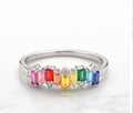 Anillo Rainbow plata