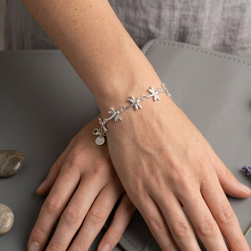 Pulsera Libélulas Silver