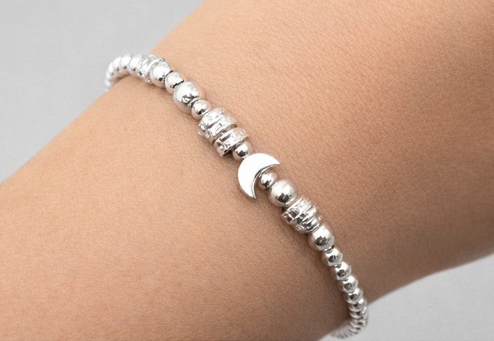 Pulsera Luna plateada