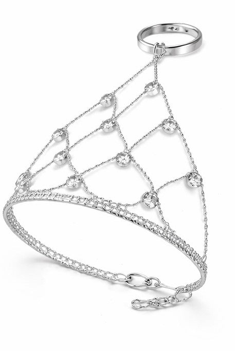 Pulsera anillo Crystal queen