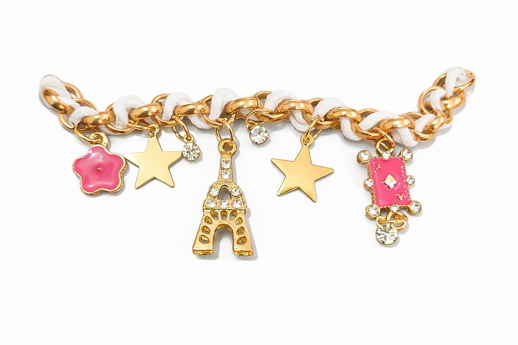 Pulsera París pink gold