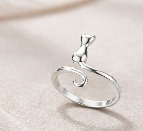 Anillo abrazo de gato