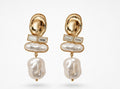 Pendientes elegancia perlas nacaradas