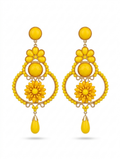Pendientes Sueño Flamenco Amarillo