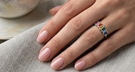 Anillo Rainbow plata