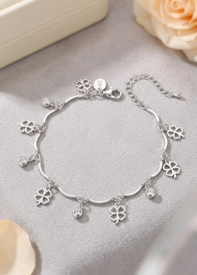 Pulsera trébol de la suerte