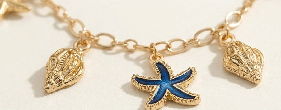 Ocean charms Gold
