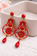 Pendientes Sueño Flamenco Rojo