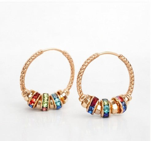Pendientes arcoiris elegance