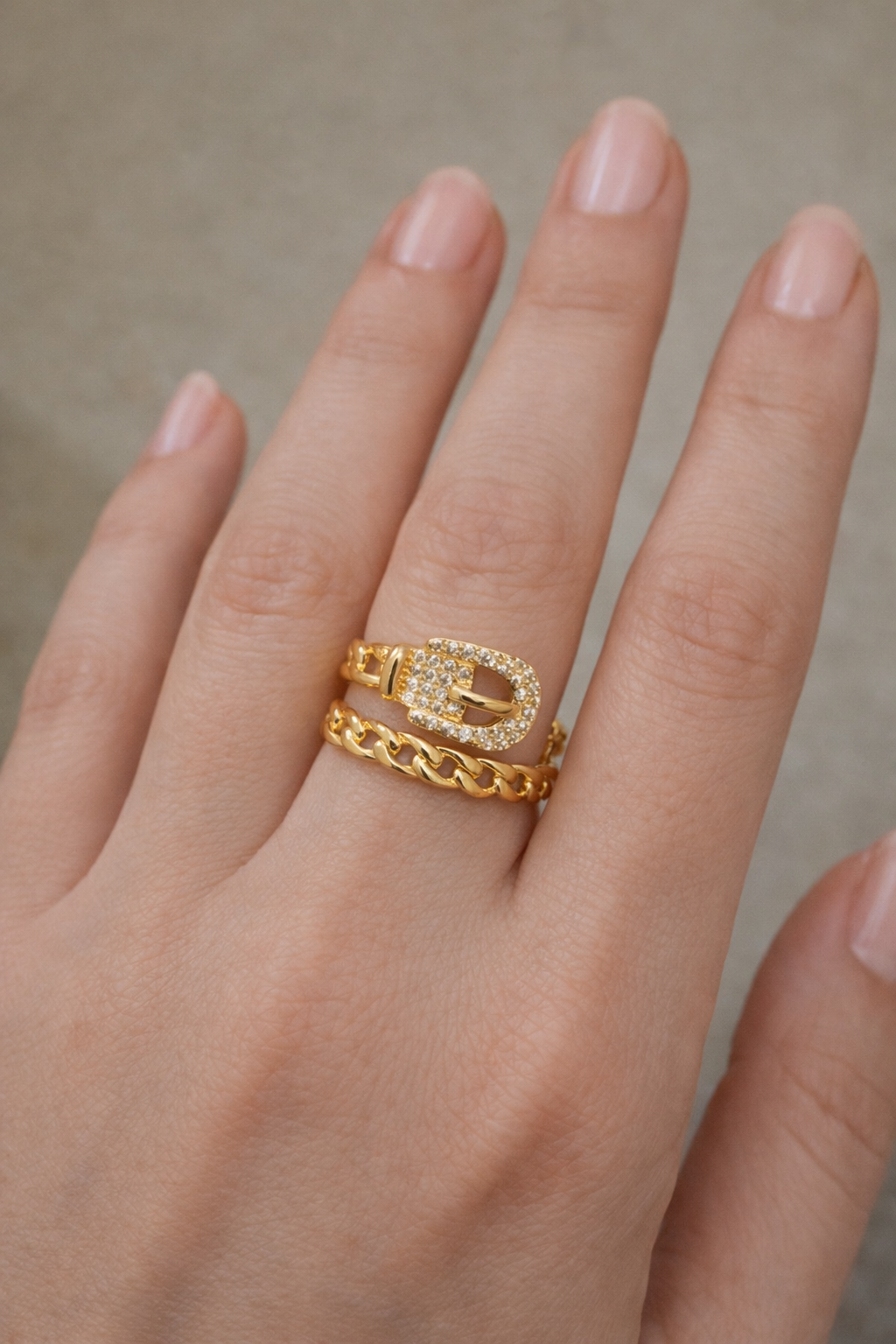 Anillo chic gold