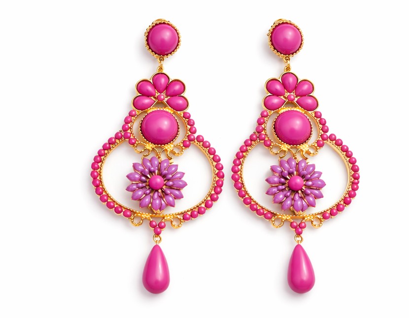 Pendientes Sueño Flamenco Rosa